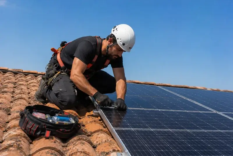 Maintenance et monitoring de panneaux solaires à Lille