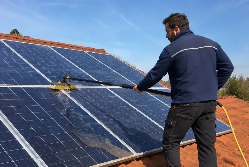 Nettoyage et entretien de panneaux solaires à Lille